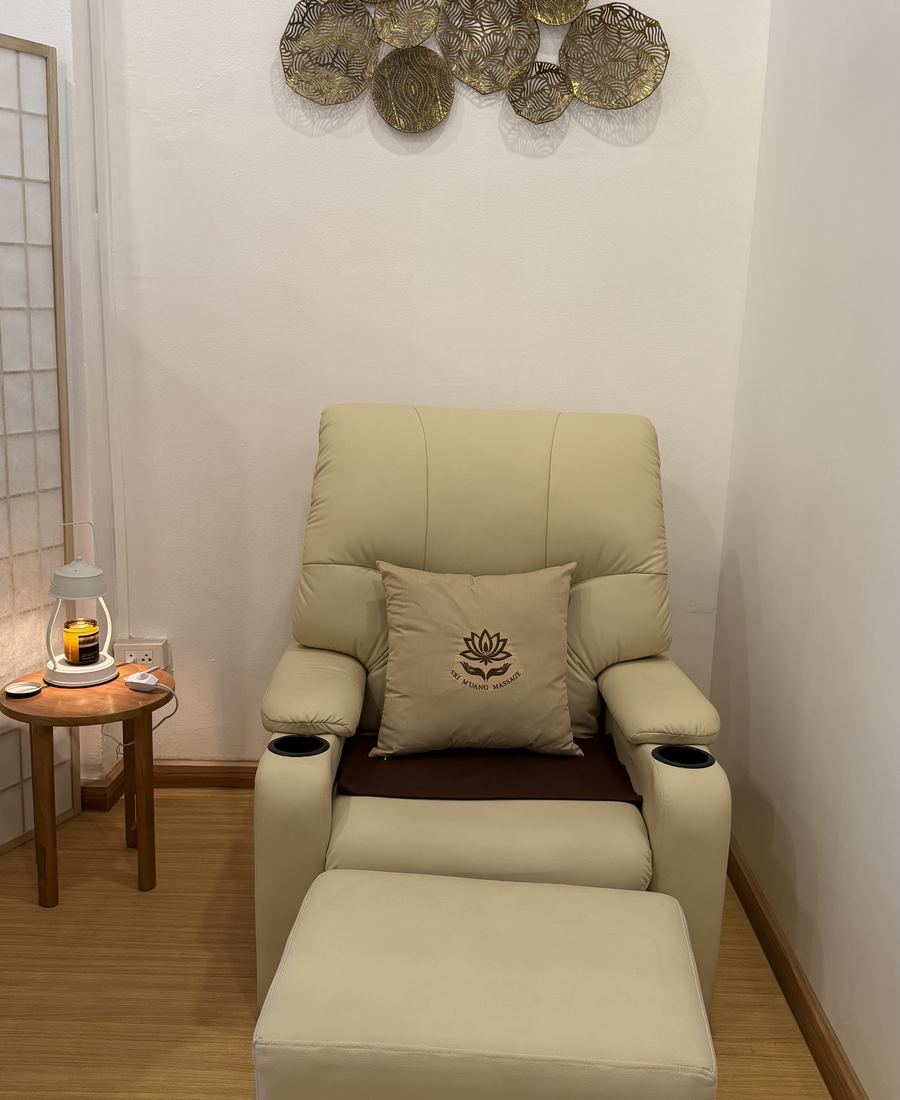 Foot reflexology reclining chair